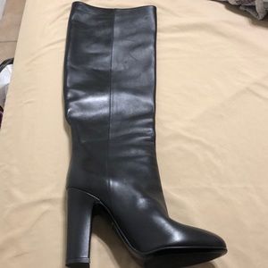 Boots black leather
